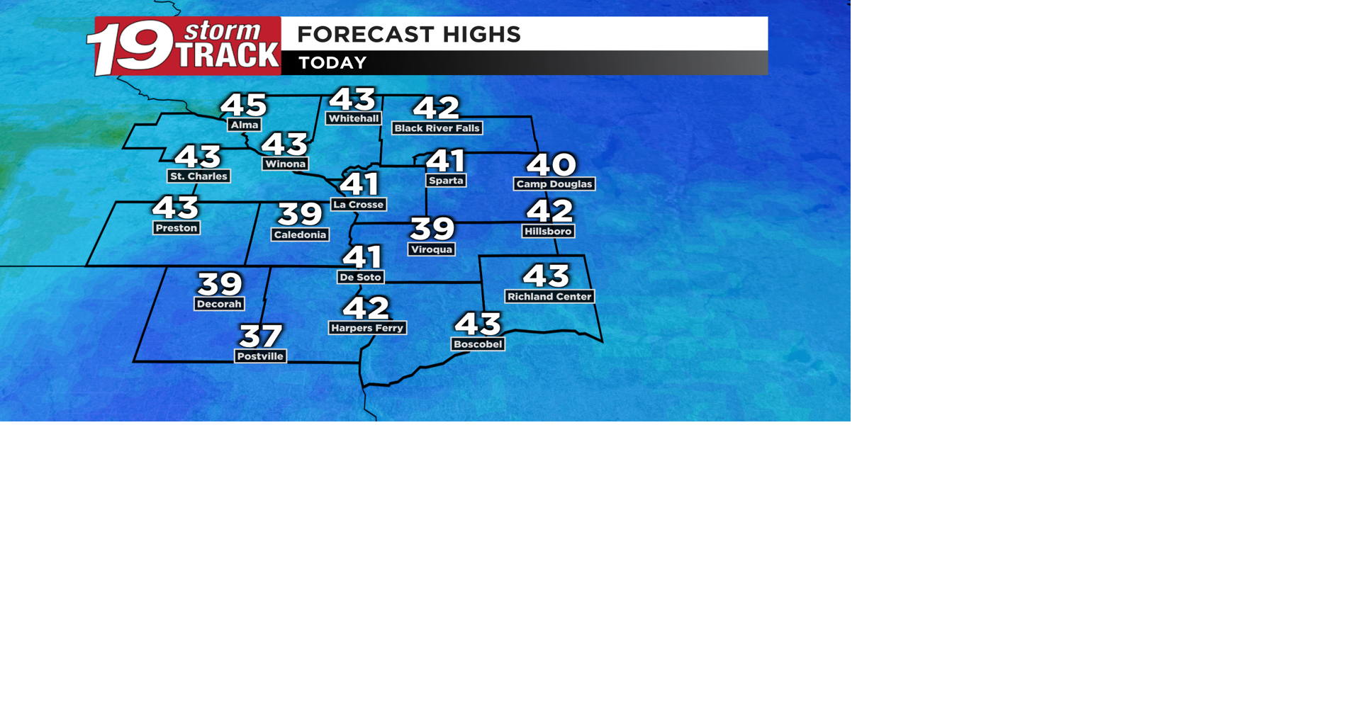 A few precipitation chances ahead with the highest chance on Saturday ...