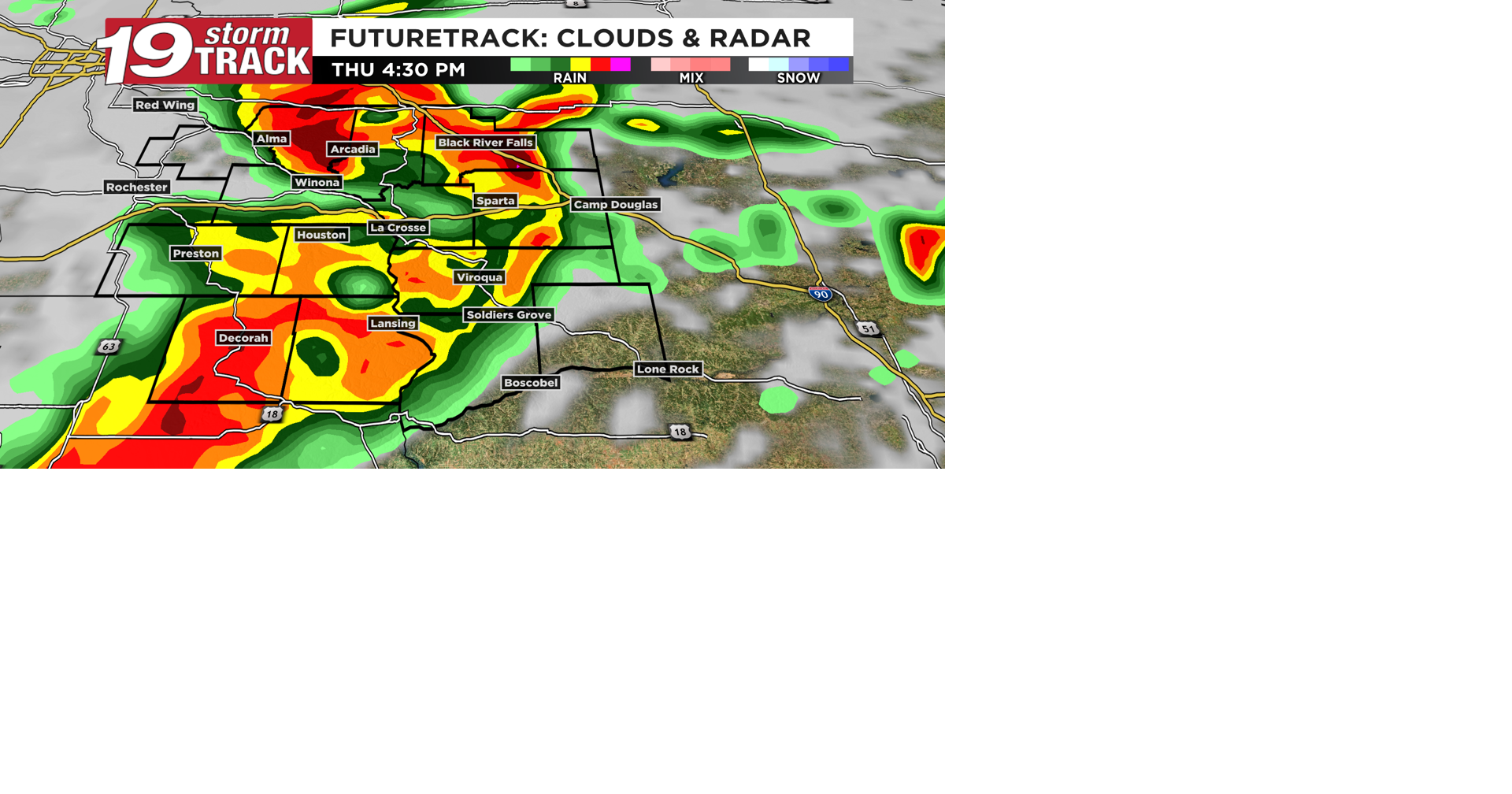 Another round of showers and storms expected today; heavy rain and ...
