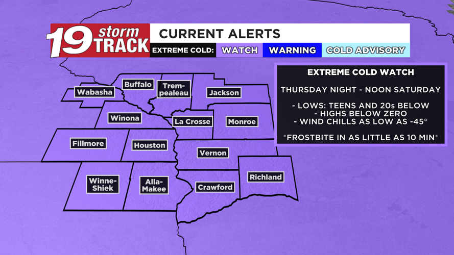 Dangerously cold conditions set to move in following today's snow ...