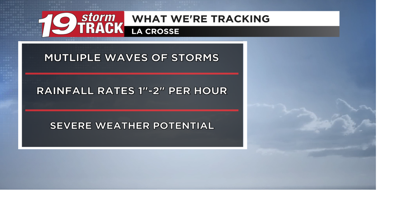Possibly several rounds of rain this weekend giving way to flooding ...