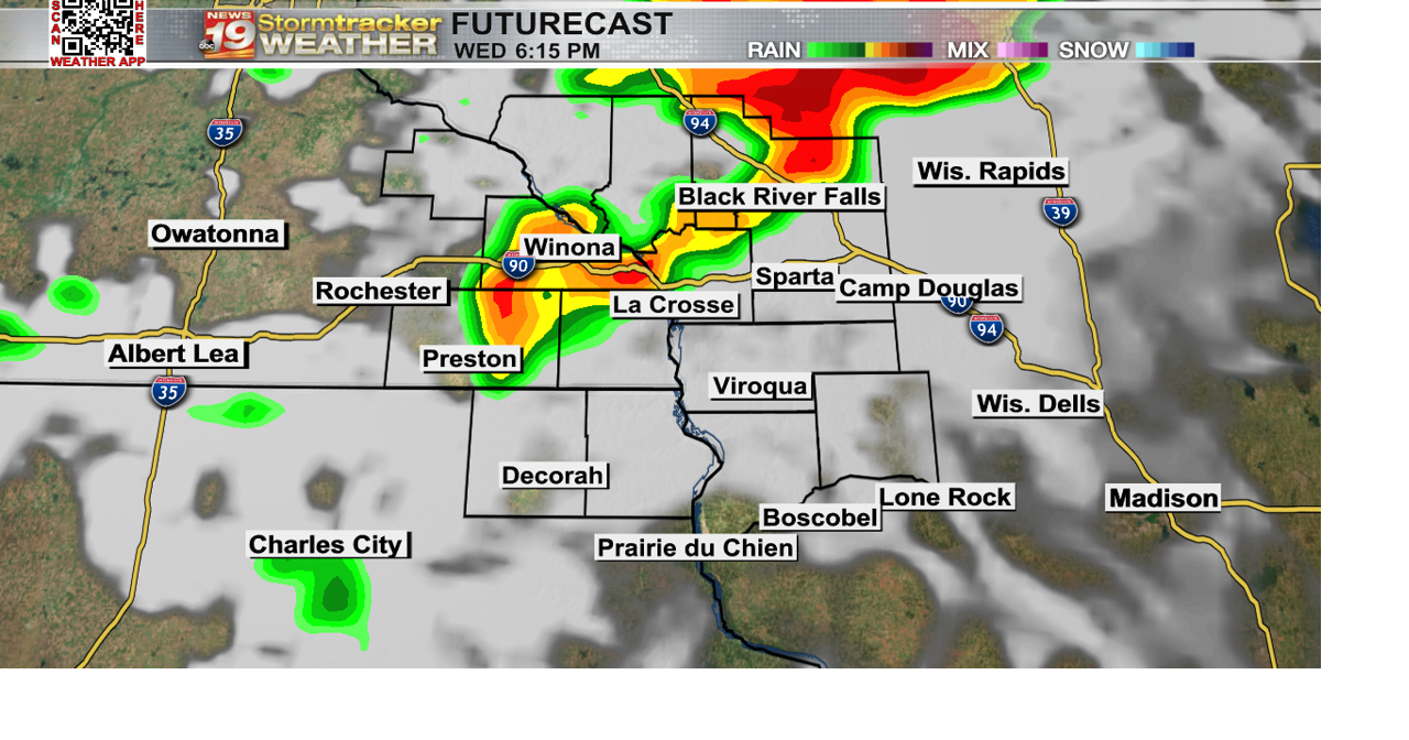 Heat, humidity & strong to severe storms possible on Wednesday | 19 ...