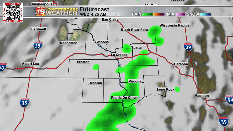 The Coulee Region continues to have the potential for strong to severe ...