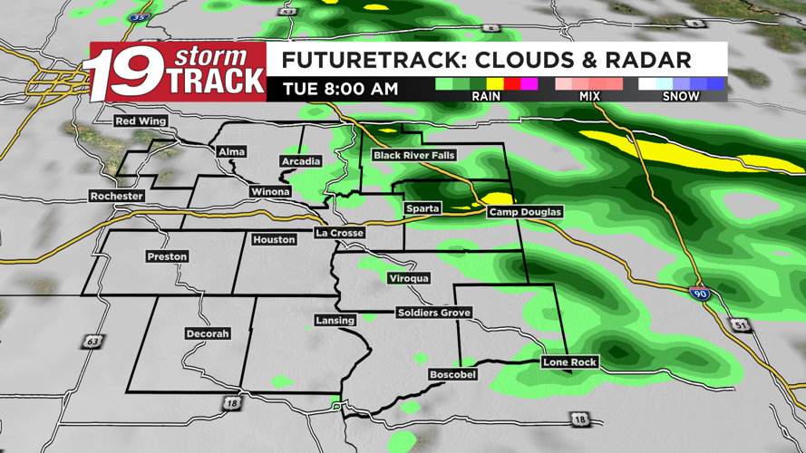 Off and on rain chances to continue going forward along with mild ...