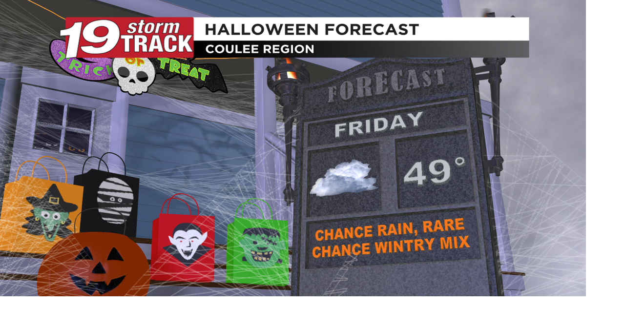 Chance of isolated to scattered showers Halloween evening | Top Stories ...