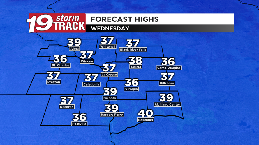 Milder temperatures in the forecast this week | 19 Storm Track Weather ...