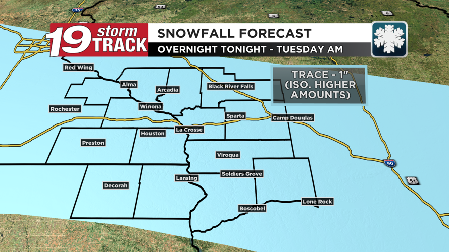 Dry today but tracking rain and snow chances for tonight into the first ...