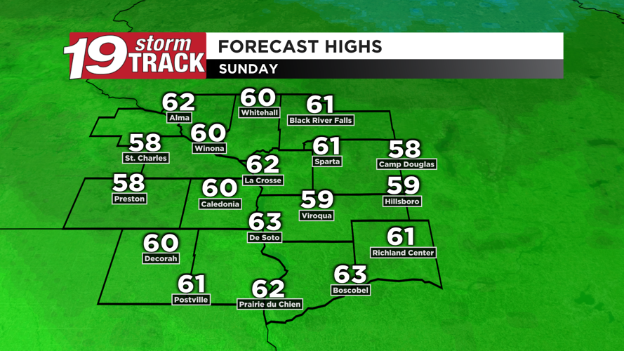 A seasonably mild and pleasant Friday ahead; slightly cooler over the ...