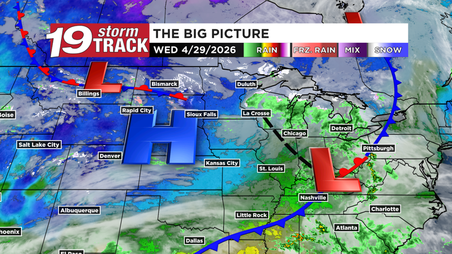 Very small chances for rain in the forecast over the next seven days ...