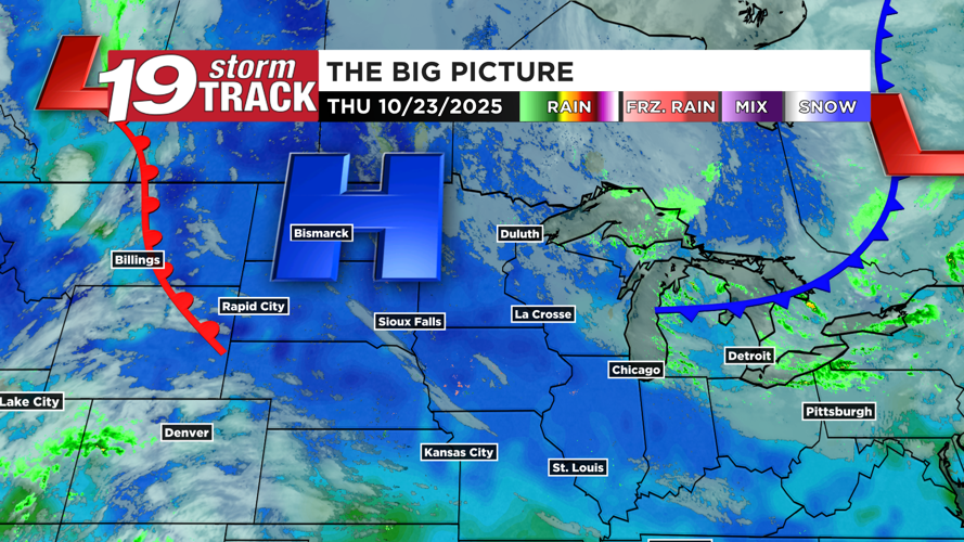 A calmer, sunnier but cool end to the week; freeze alerts in place ...