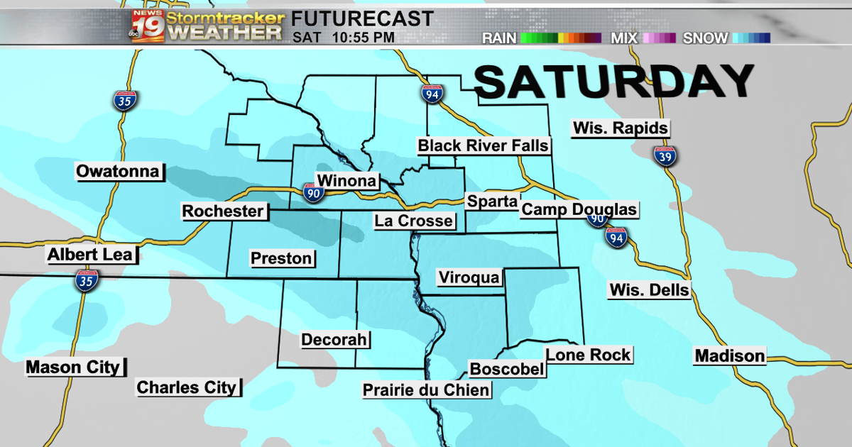 Waycross Weather Map A slippery start to Friday ahead of more weekend snow | 19 Storm Track ...