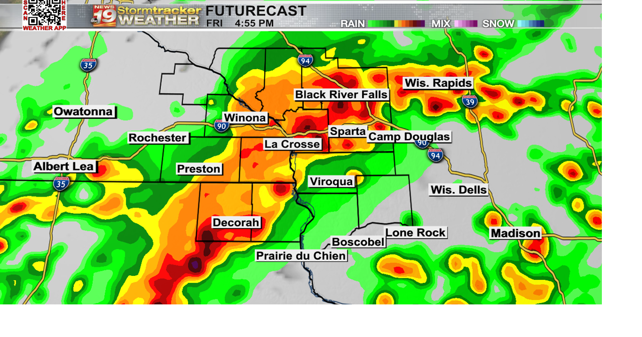 Showers and storms return, a few possibly strong to severe | 19 Storm ...