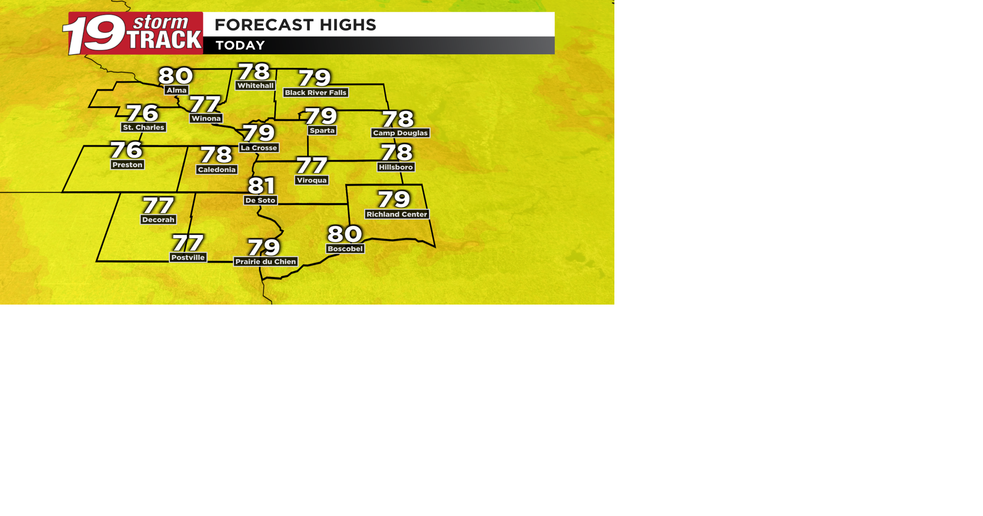 Starting off the first full week of Summer on a pleasant and comfortable note