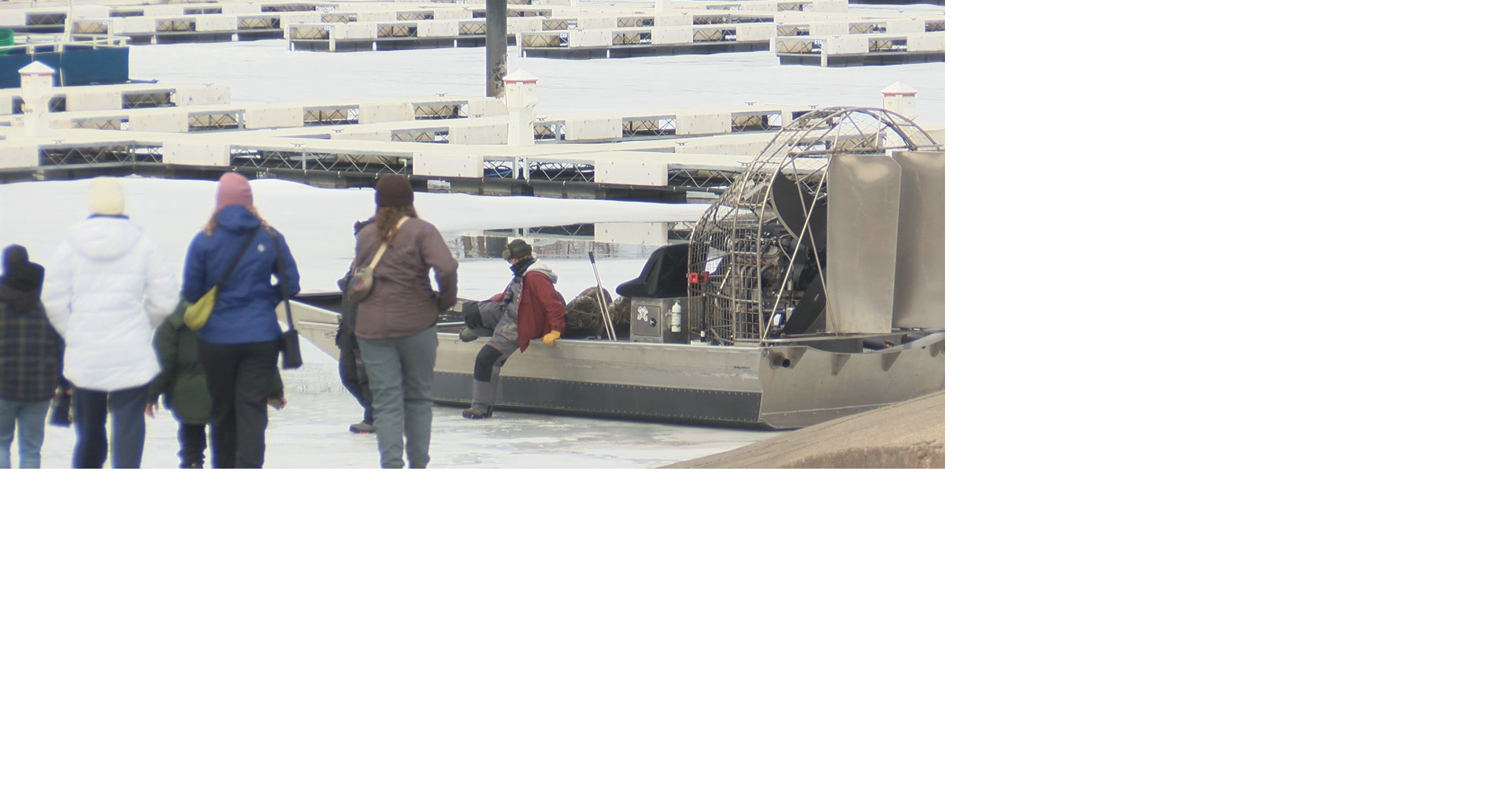 UW-La Crosse Students travel to Hintgen island to create unique digital signs