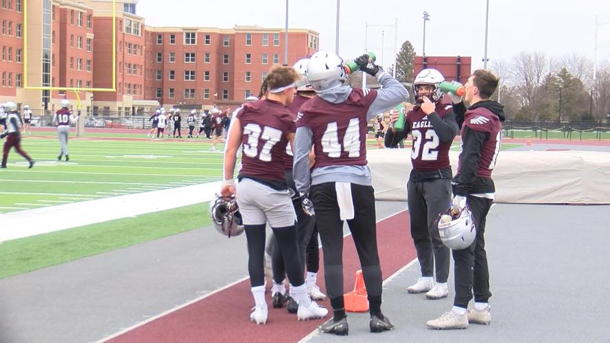 UWL football holds first spring practice Sports