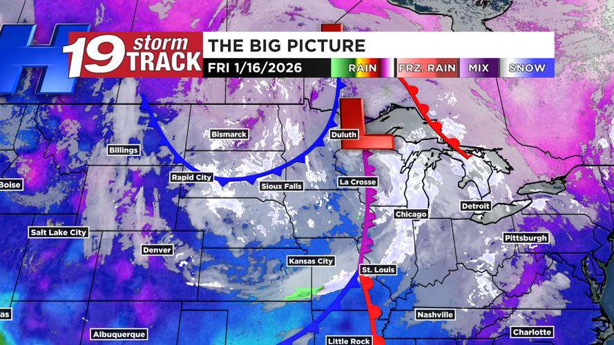 Scattered snow showers around today and again Sunday; breezy all ...