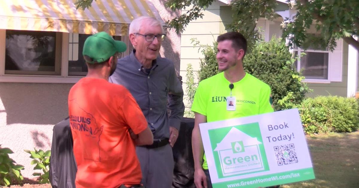 Gov. Evers tours energy-efficient home in La Crosse