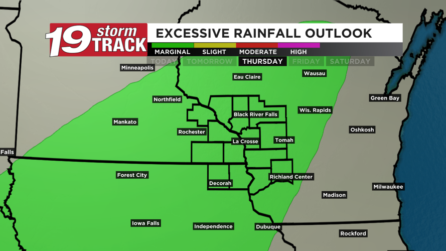 More times being dry than rainy on Wednesday with chances for isolated ...