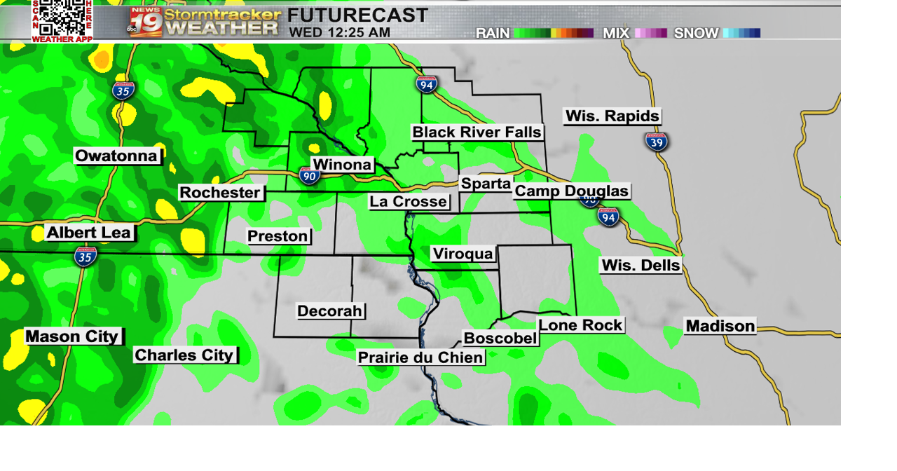 Another warm day before midweek rain chances | 19 Storm Track Weather ...