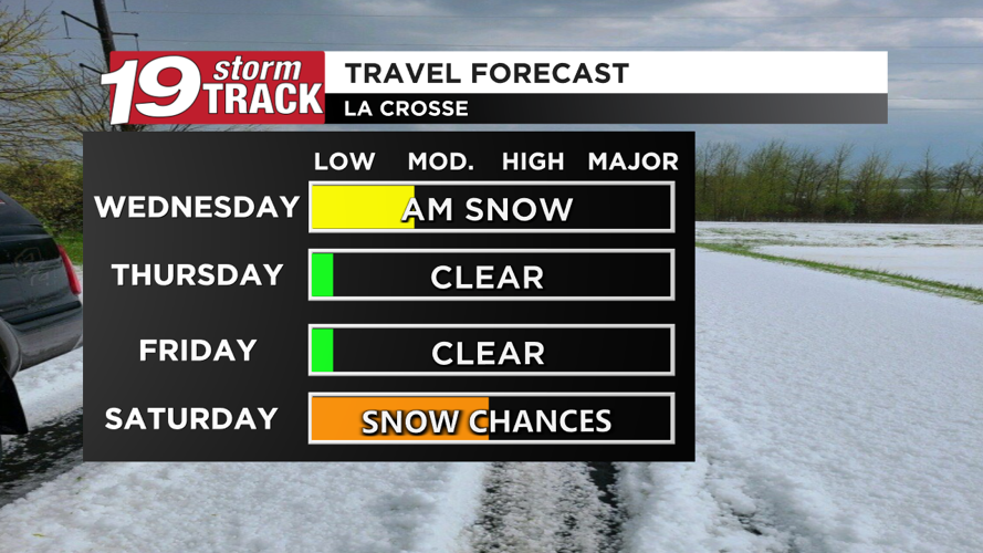 Snow Wednesday morning; Cold and blustery for the holidays | Top ...
