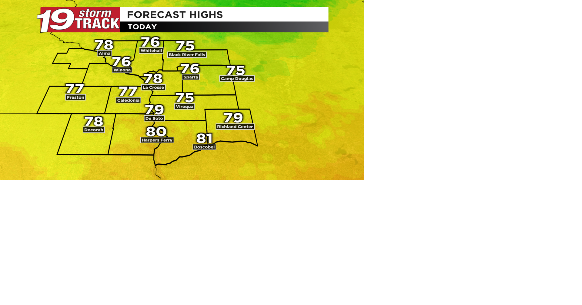 We'll have a dry day for our Friday... but shower and storm chances ...