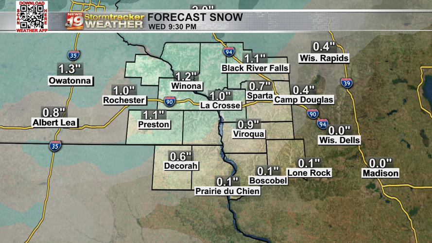 Rain switches back into snow as temps decrease | 19 Storm Track Weather ...
