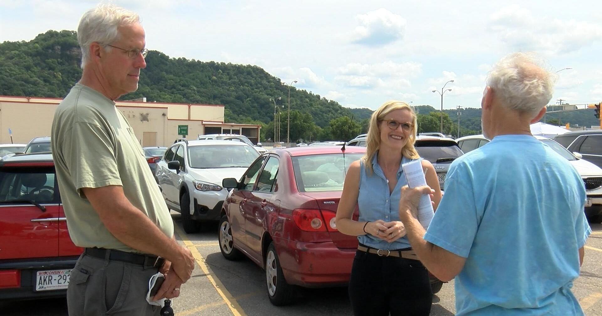 Sarah Godlewski visits area businesses - Vimarsana News