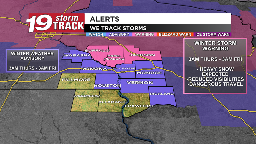 A Winter Weather Advisory will remain in effect until 3am Friday ...