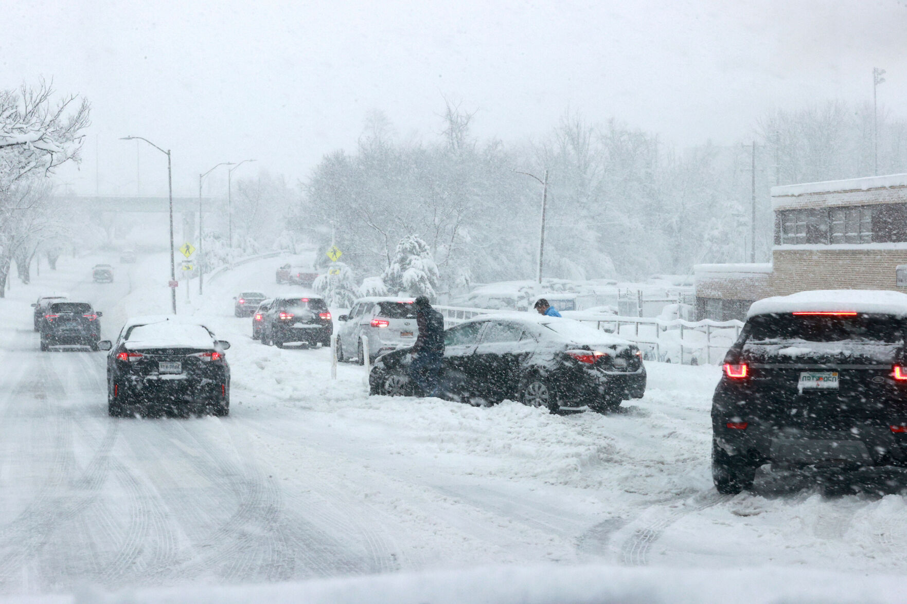 Motorists have been stranded on a major interstate in Virginia