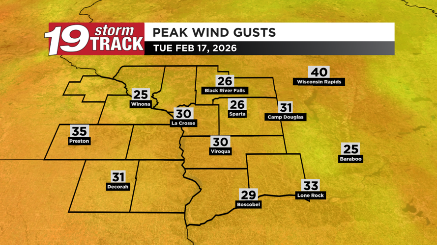 Warm and windy today with some precipitation chances; next system to ...