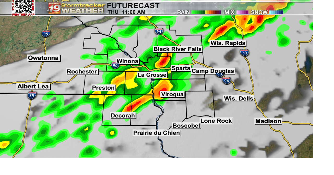 One more calm day ahead of Thursday rain chances | 19 Storm Track ...