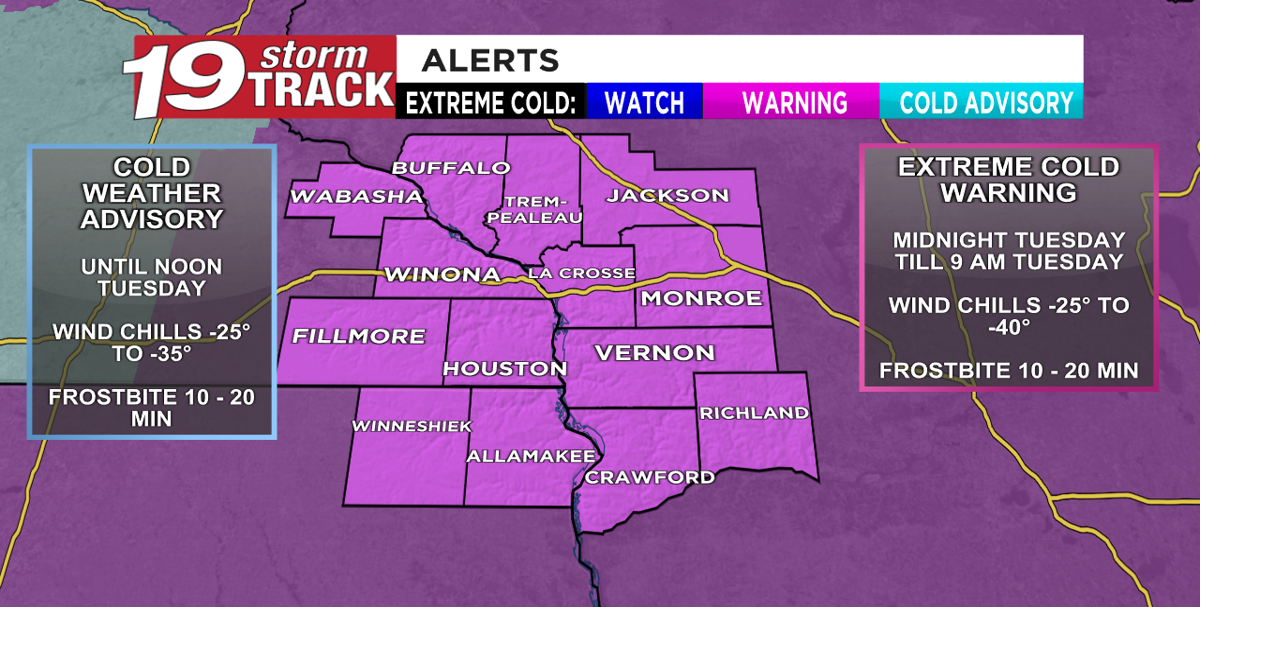 One more dangerously cold night before snow chances and seasonable ...