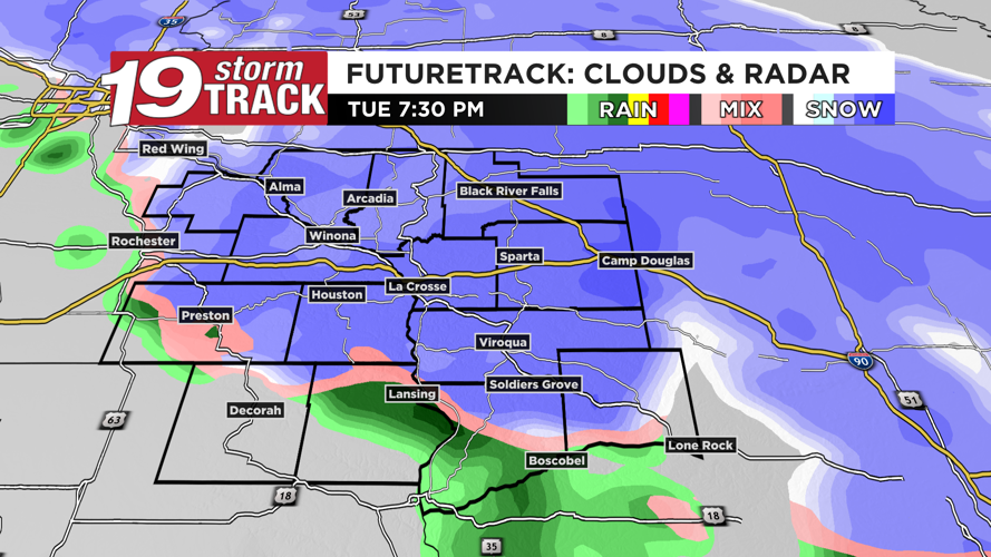 Tracking a strong clipper set to bring a mixture of rain, snow and ...