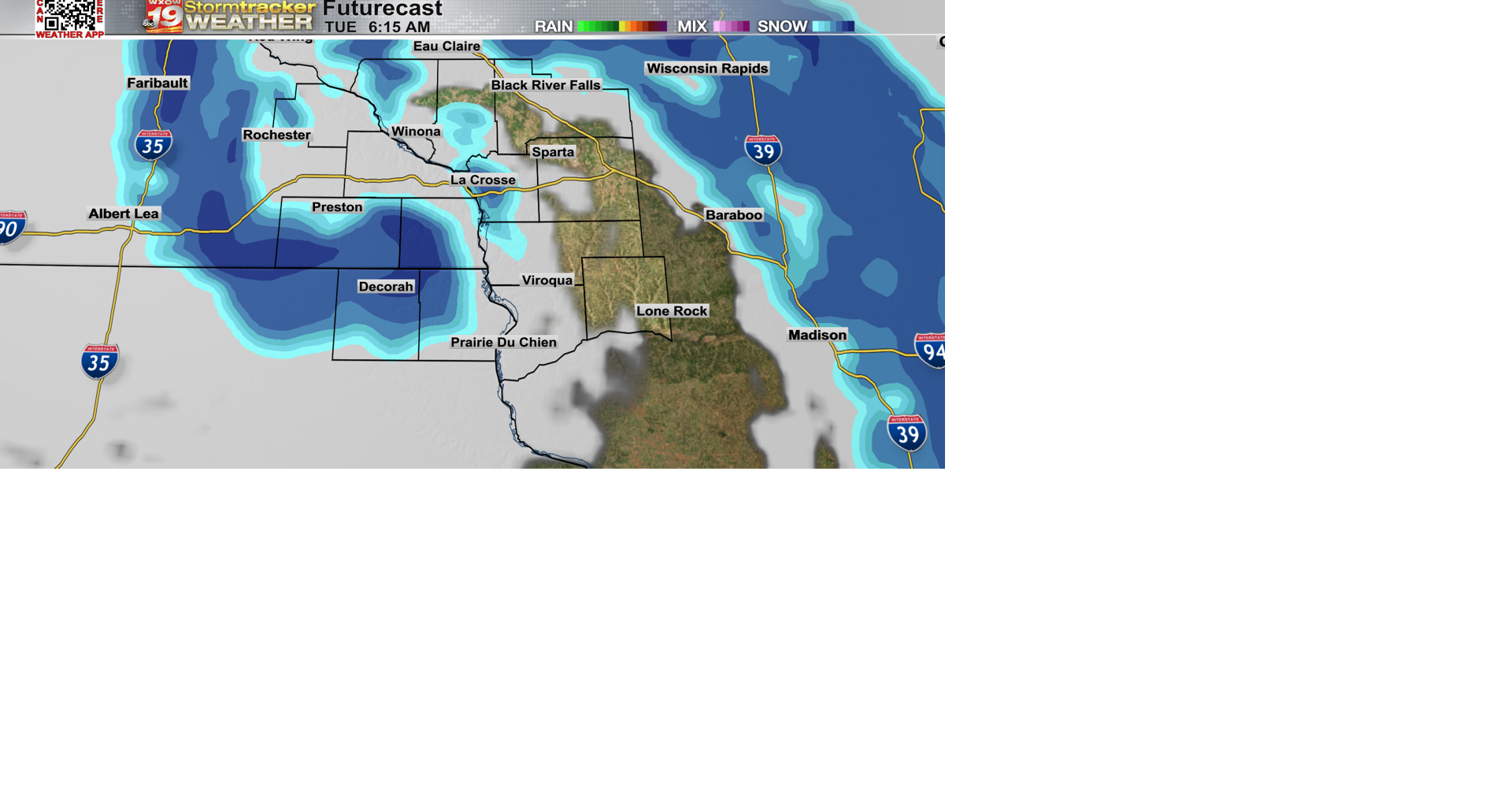A few flurries possible overnight but much more widespread snow showers ...