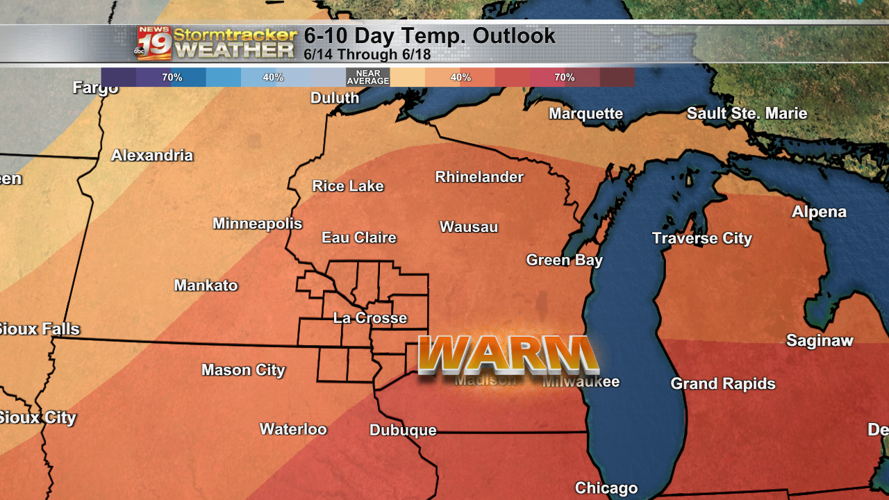 One more day of sunshine before rain chances return with a warm up | 19 ...