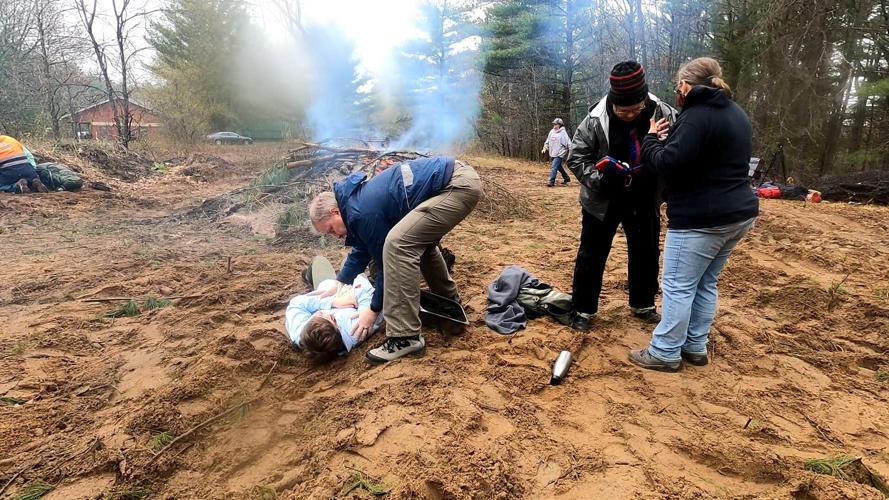 Scout BSA Leaders take on wilderness first aid training News