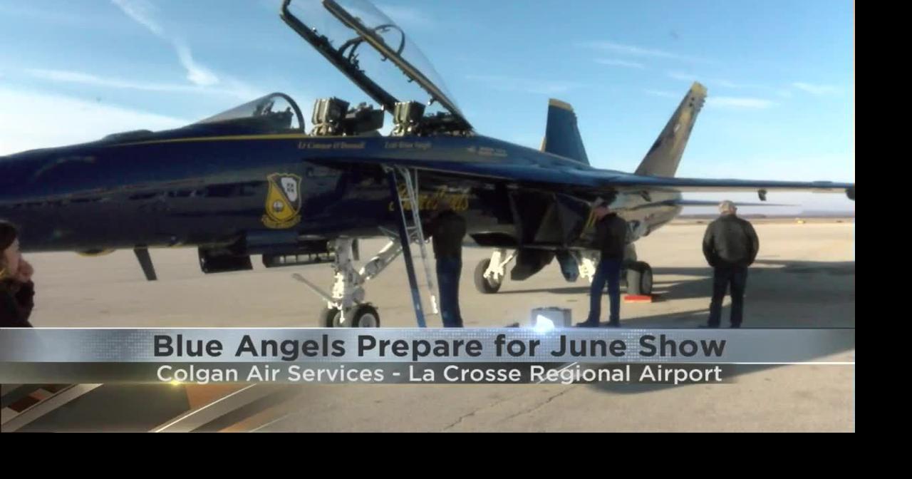 The Blue Angels fly into La Crosse to preview Deke Slayton Airfest 2024