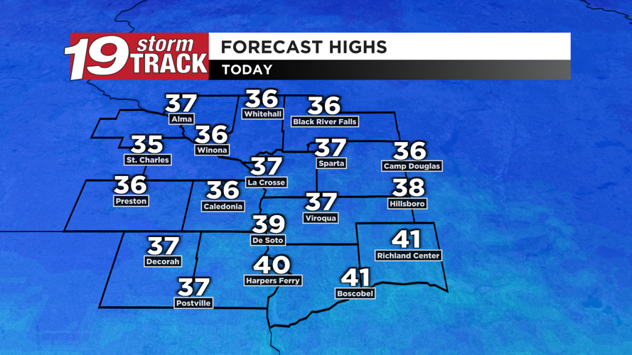 Cloudy and mild today but tracking some rain and freezing rain later ...