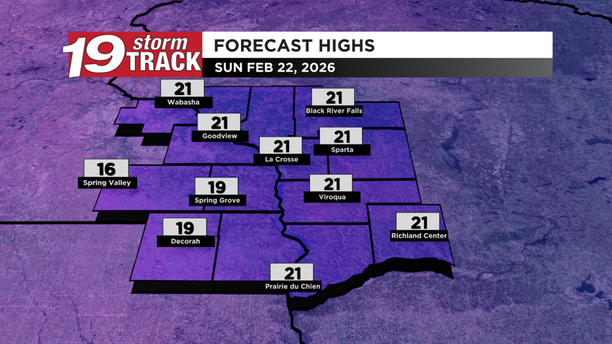 Below average temperatures and breezy winds this weekend | Top Stories ...
