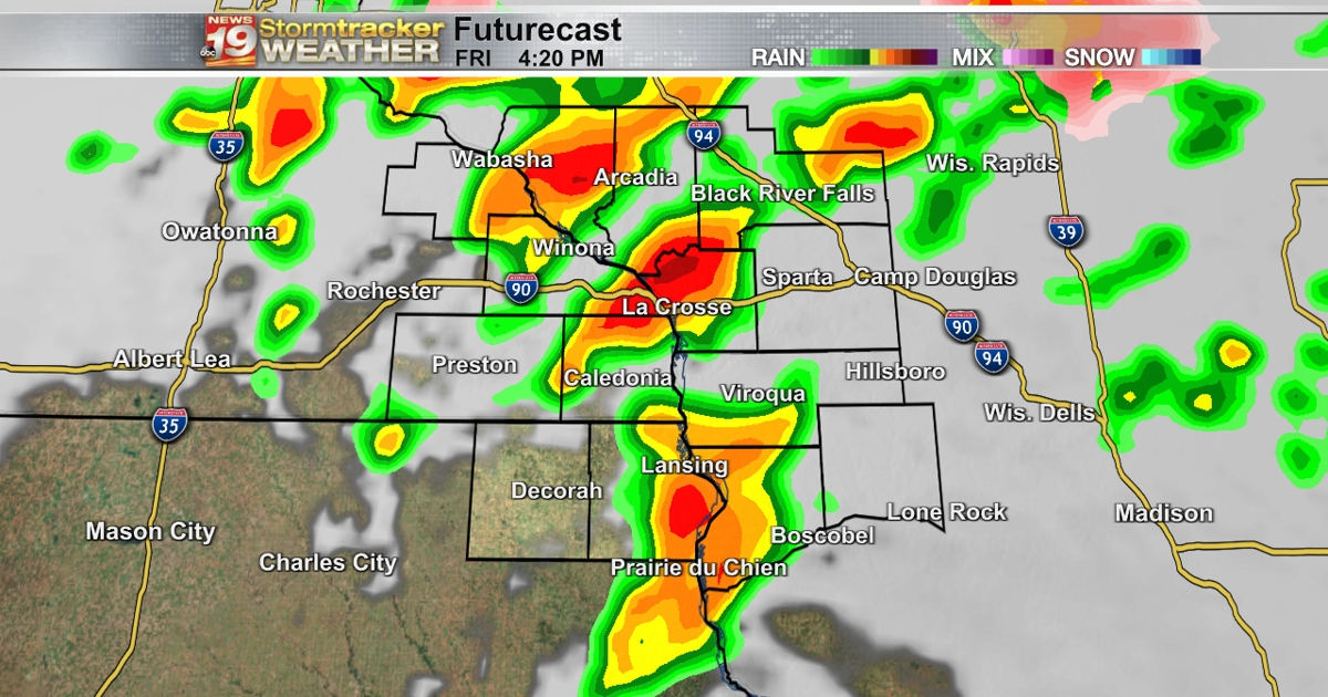 Testtrack Weather Severe weather potential increases after a calm and cool Wednesday | 19 ...
