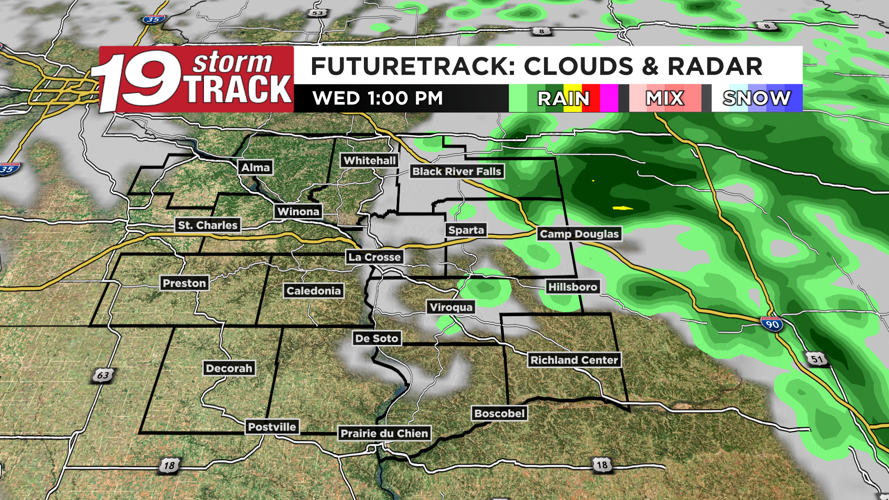 Very small chances for rain in the forecast over the next seven days ...