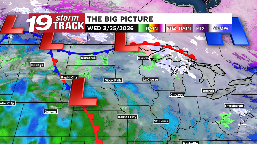 A warm and pleasant Wednesday ahead | 19 Storm Track Weather | wxow.com