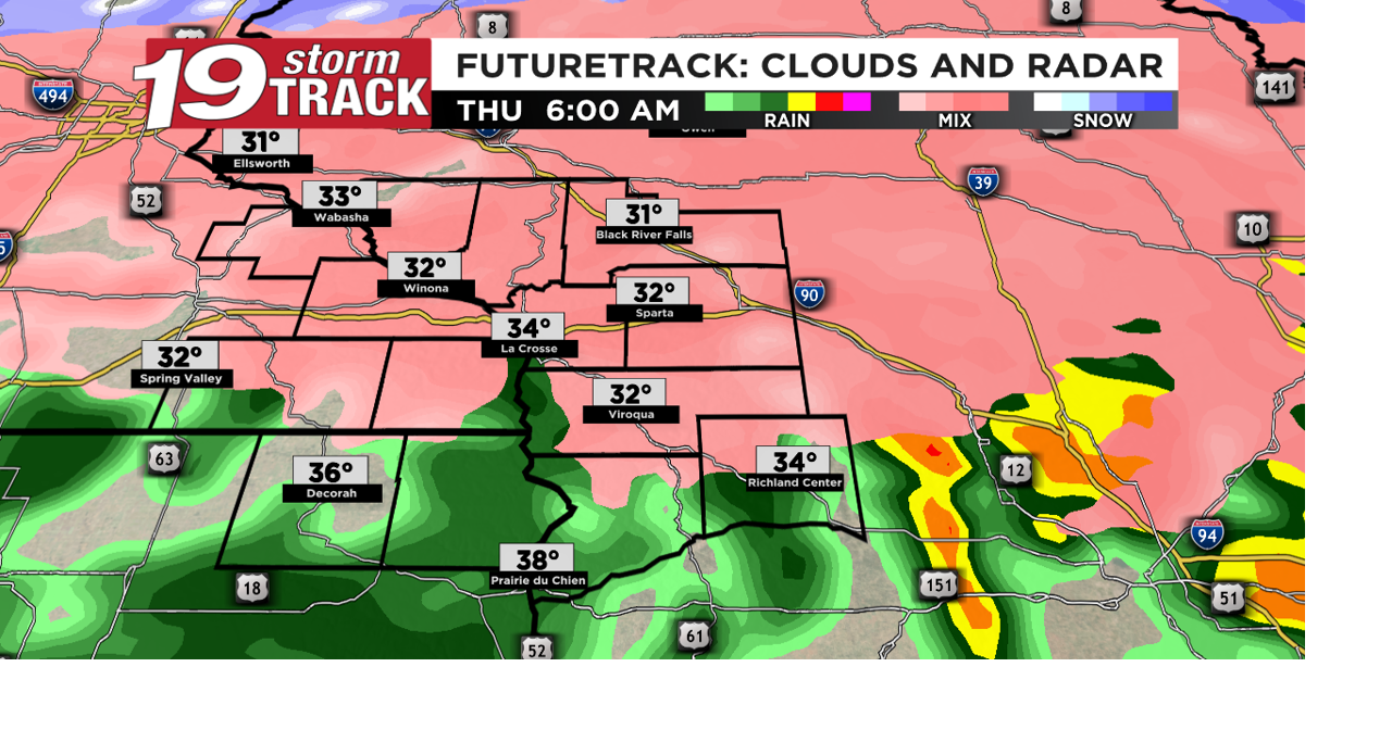 A wintry mix Thursday morning turns to strong to severe storms in ...