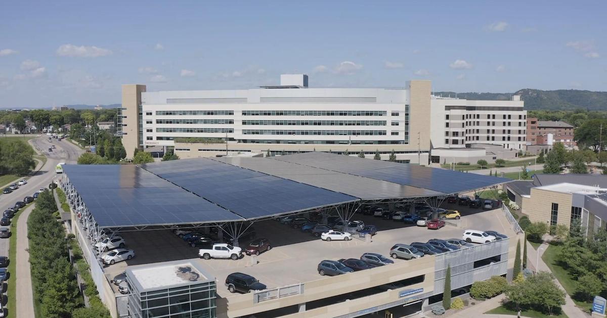 Gundersen Health System builds solar canopy above parking ramp | News ...