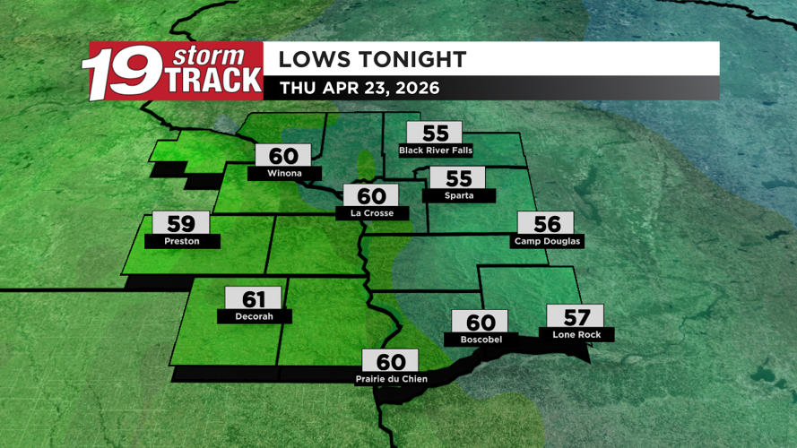 Showers and thunderstorms Thursday night; Seasonable through the ...
