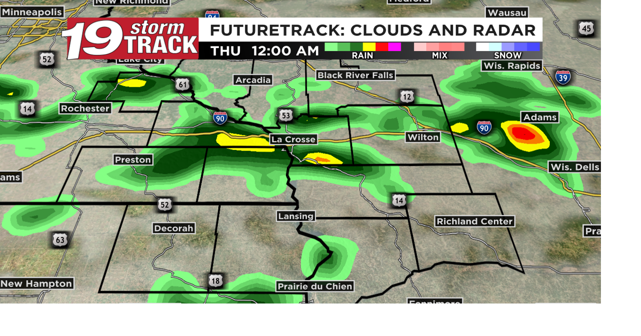 A few more storms tonight with widespread showers Thursday night into ...