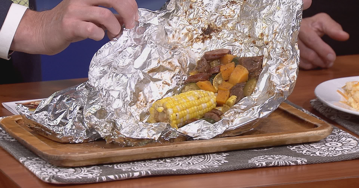 Pair of power-packed foil packet recipes make dinner & cleanup a breeze