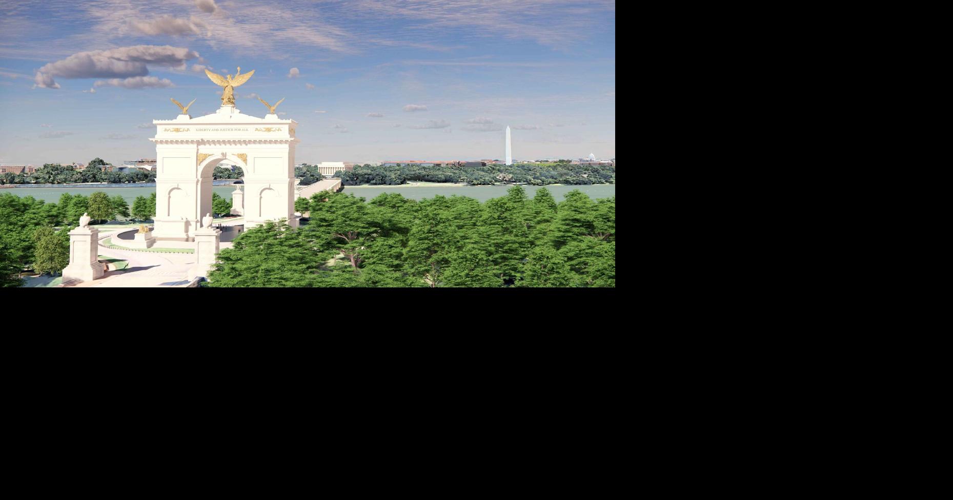 Trump’s Proposed Triumphal Arch Observation Deck Sparks Privacy Concerns for Arlington Families