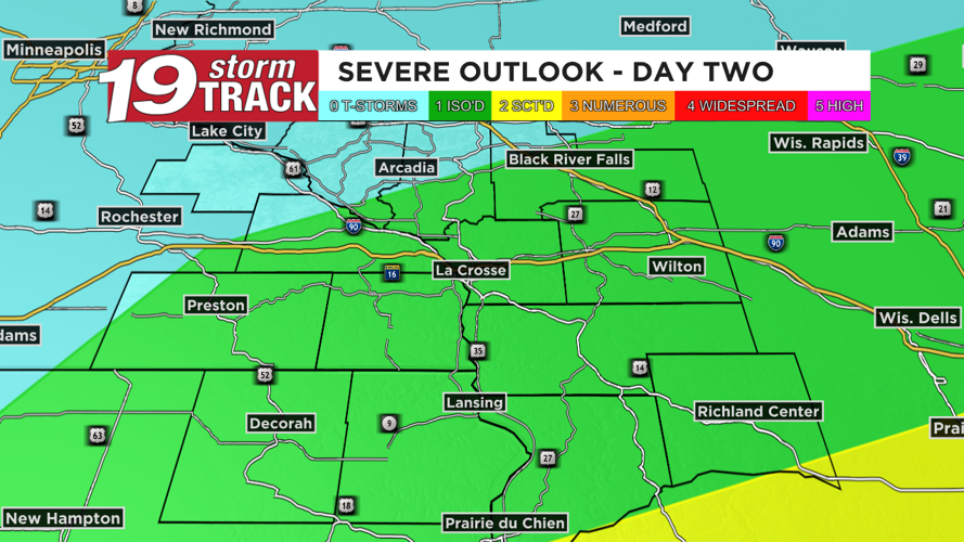 Strong to severe storms possible Wednesday morning and afternoon | Top ...