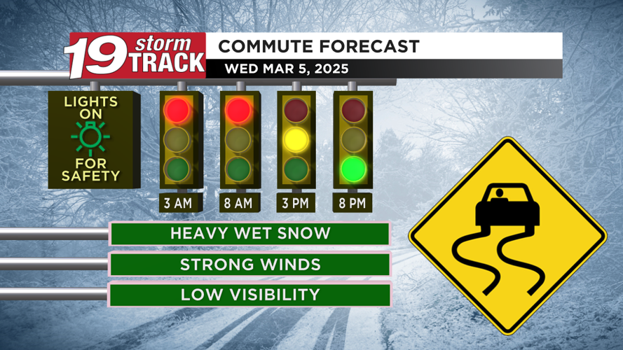 Whiteout conditions possible for some areas Wednesday due to heavy snow ...