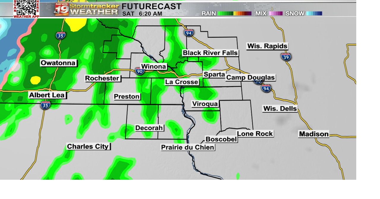 Temps go down and rain chances go up as we head into the weekend | 19 ...